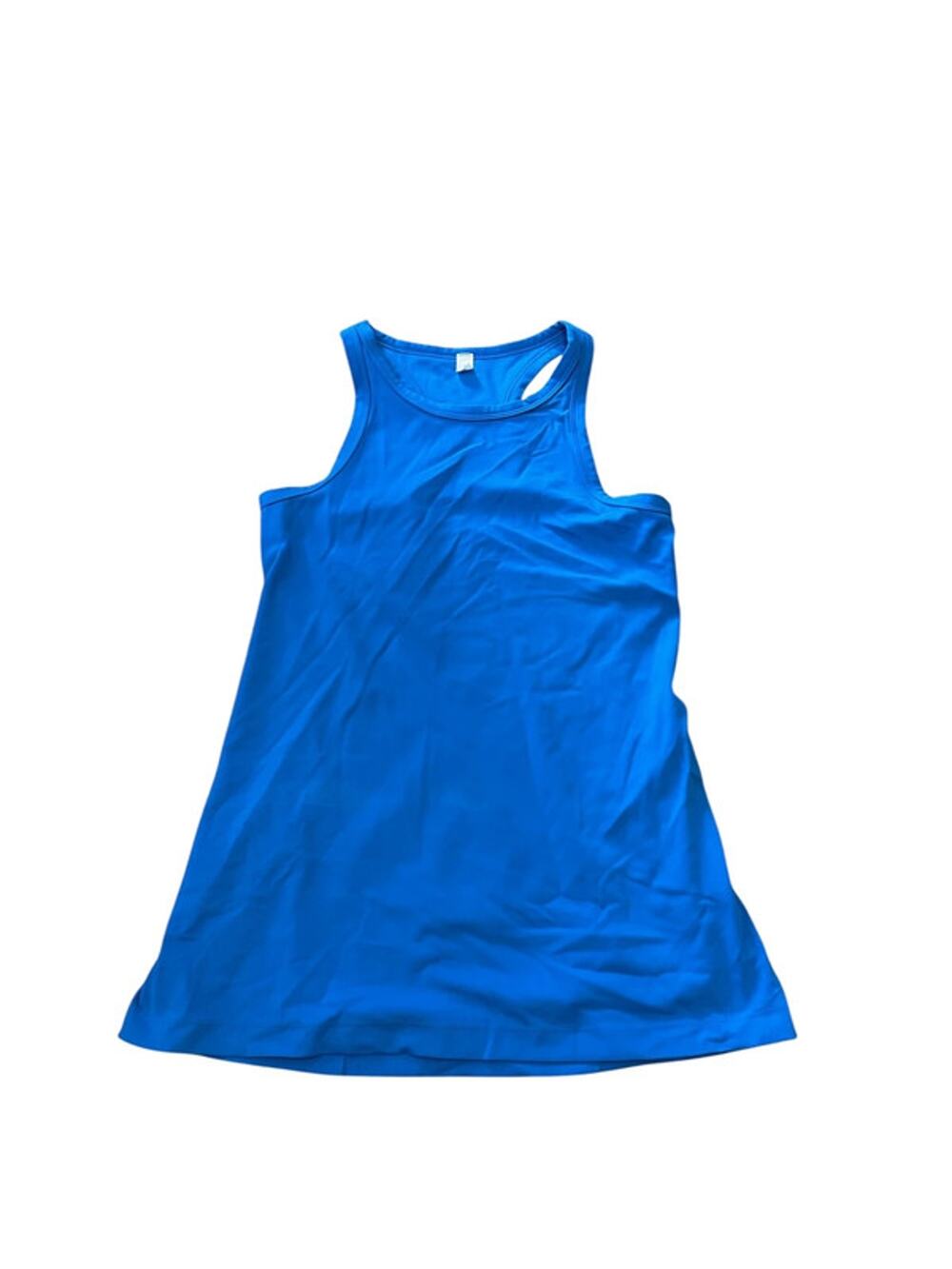 Lululemon Bright Blue Essential Racerback Athletic Tank Top - Size 8